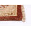 Tapis brun / gris / ivoire en laine noué à la main de conception unique 6 pi 5 po x 9 pi 9 po New Age Briaroaks