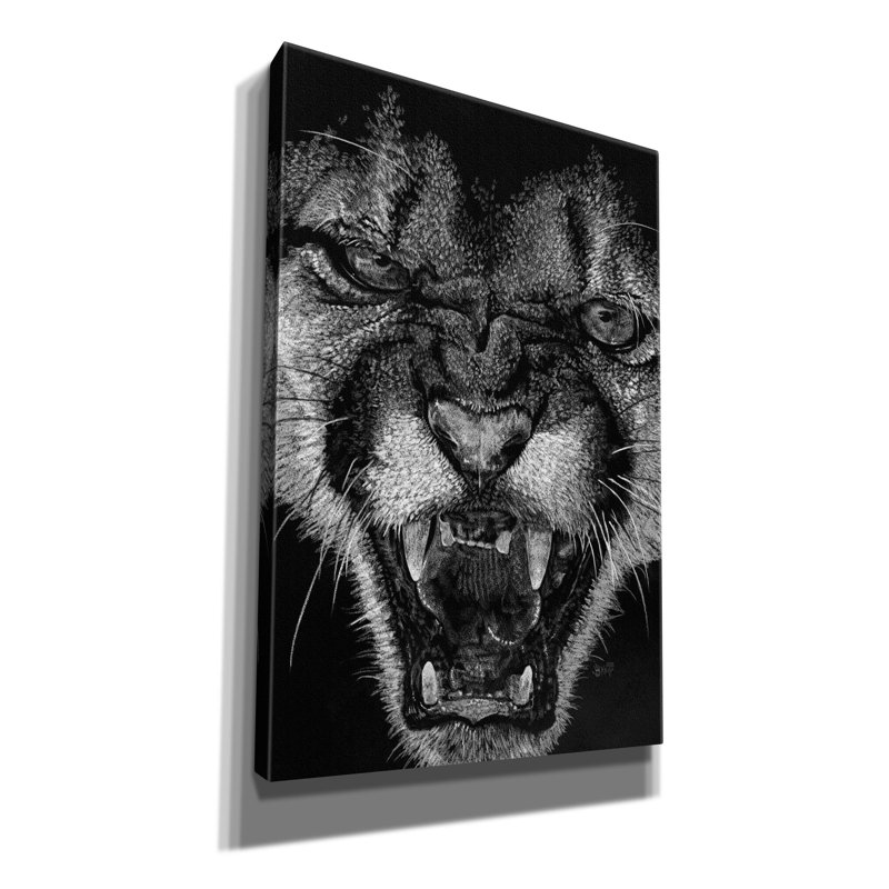 Byas " Fury " by Barbara Keith, 18" H x 12" W x 0.75" D