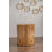 Retro Fashion Style Cylindrical Coffee Table with Vertical Texture Relief Design,Suitable(Set of 2)