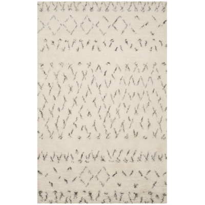 Jakes Geometric Wool Hand Woven Area Rug