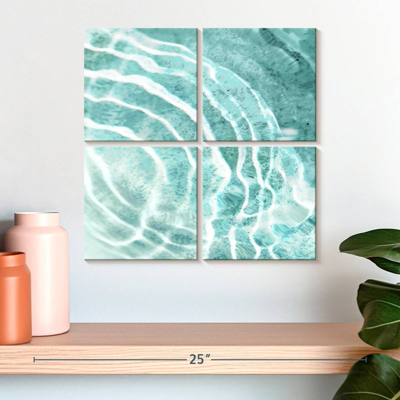 Gillard Aqua Ripple Reflection II, H 18 po x l 18 po