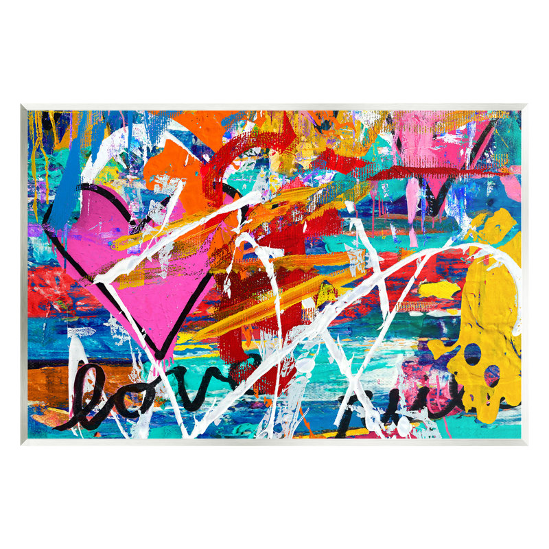 Art urbain, collage de graffiti urbain sur bois par Madeline Blake, H 10 po x l 15 po