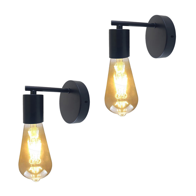 Lissowski Armed Sconce, Black, Yes