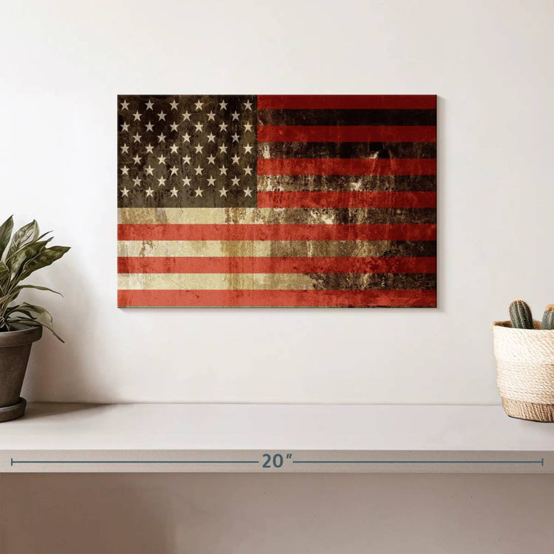 Drapeau américain Borges, H 8 po x l 12 po