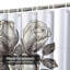 Rideau de douche imperméable avec 12 crochets French Roses-1752682903