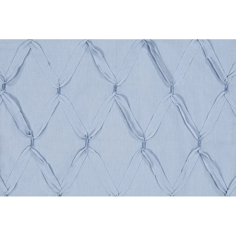 Aiken Cotton Blend Geometric, Denim