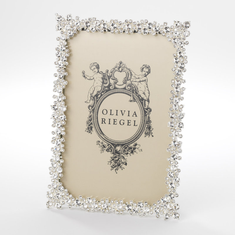 Princess Metal Picture Frame, 4" x 6", Silver