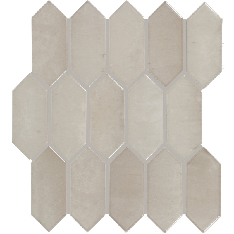Mosaïque murale en céramique 2 "x 5" Daltile Miramo (12 pièces par carton) (8,76 pieds carrés par carton), Sable