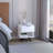 Crail Nightstand With 1 Open Storage Shelf, 1 Drawer And Wooden Legs-2086977609