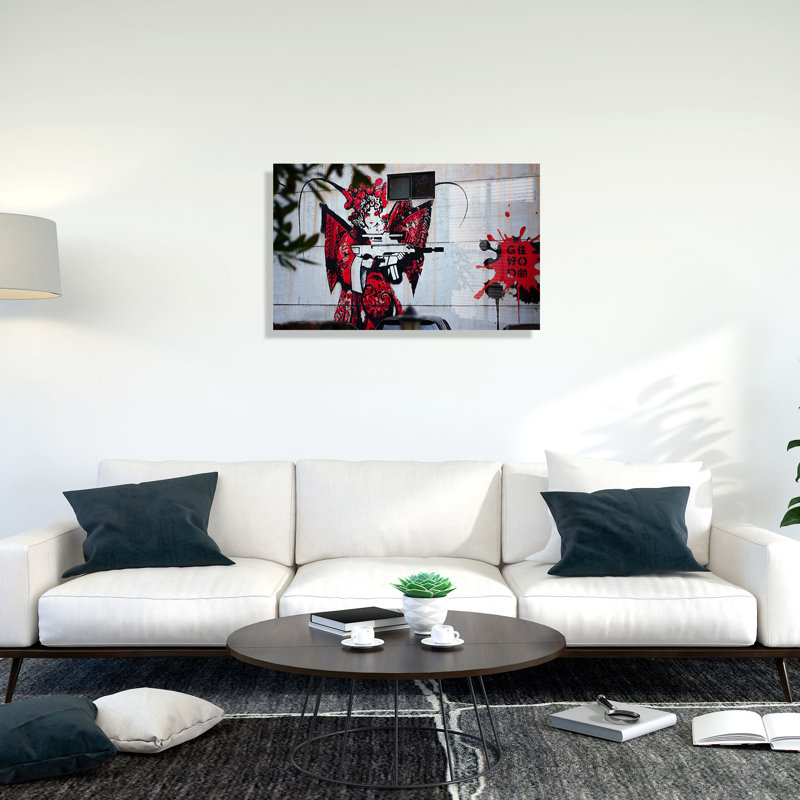 Élégante peinture décorative en verre trempé de 19,7 po x 27,6 po | 100% verre trempé, épaisseur: 0,16 pouce | Parfait pour la décoration intérieure, le salon et le bureau | Superbe œuvre d'art avec une esthétique moderne