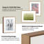 Gallery Depth 5" x 7" Wood Veneer Picture Frame with Mat, Walnut-1703631212-1703631208