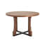 Table de salle à manger 48 po ronde avec design contemporain - Scratch-, facile à nettoyer, peut accueillir 4 personnes, convient aux espaces modernes-1934297691