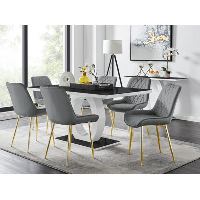 Eubanks Dining Set with 6 Chairs