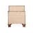 Charming Oak Nightstand With Curved Fronts