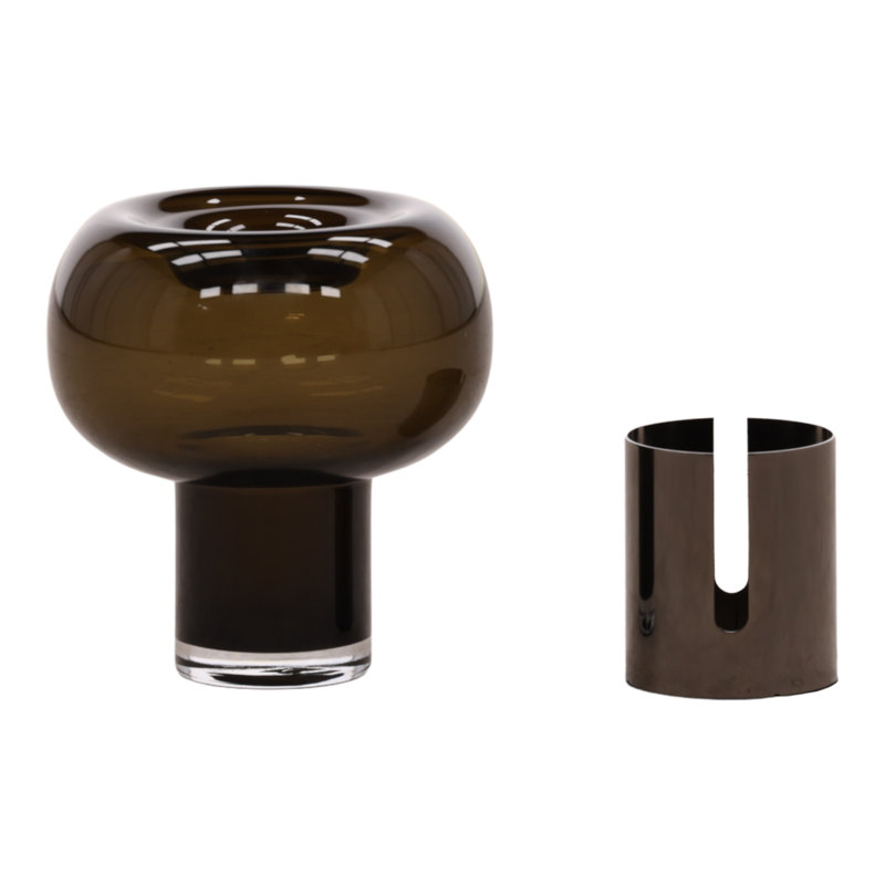 Petit vase Sienna fumée