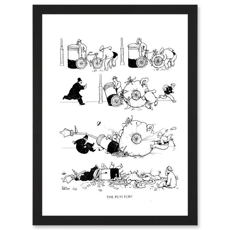 The Puncture - Single Picture Frame Print