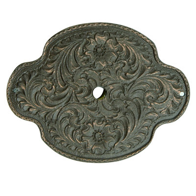 Écusson Americana tularosa ovale avec finition bronze huilé