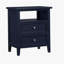 Table de chevet 2 tiroirs Weston Midnight Blue