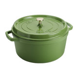 Staub Cast Iron 7-Qt Round Dutch Oven - Pistachio