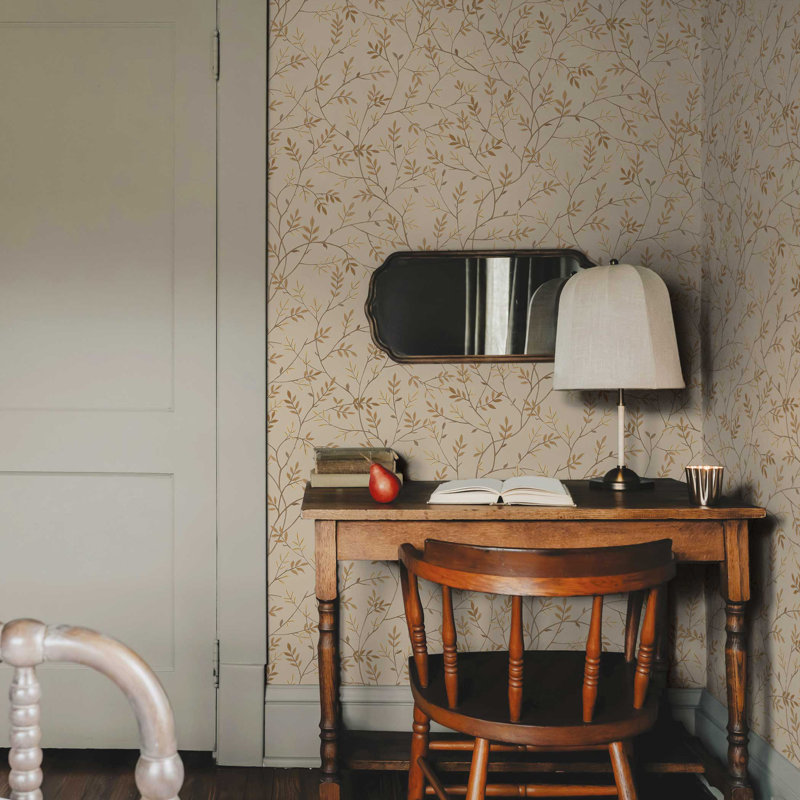 Branches Peel and Stick Wallpaper, Taupe