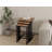 Modern Nesting Table Set (3 Pieces), Atlantic Pine & Black, 15.7 x 24.3 x 15.7 inches | 100% Melamine Coated Particle Board, 0.7 in Thickness | Sturdy Metal Frame, Stylish Industrial Design for Home & Office Spaces