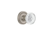 Rope Rosette with Crystal Meadows Knob