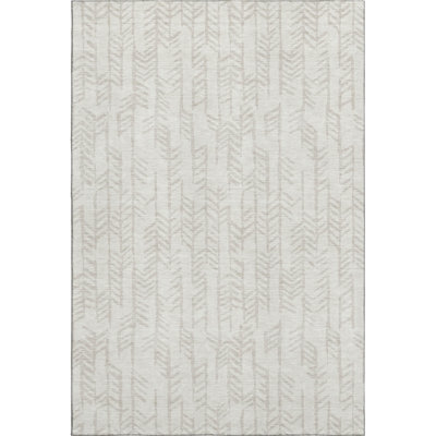 Premium Machine Washable Prisco Ivory Rug