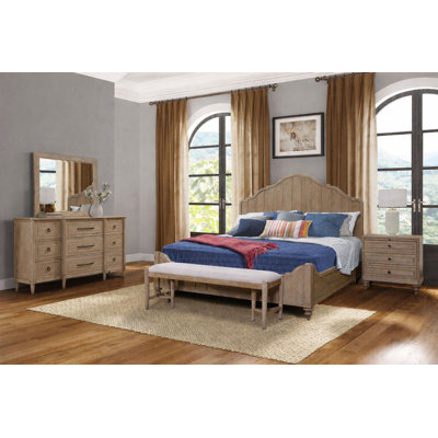 Ensemble de chambre à coucher avec lit très grand 5 pièces Dana Heights