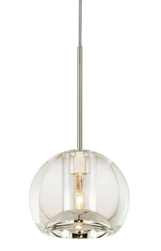 Gracie 1 - Light Pendant, Clear Satin Nickel