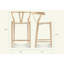 Modern Minimalist Counter Height Stool-167044235