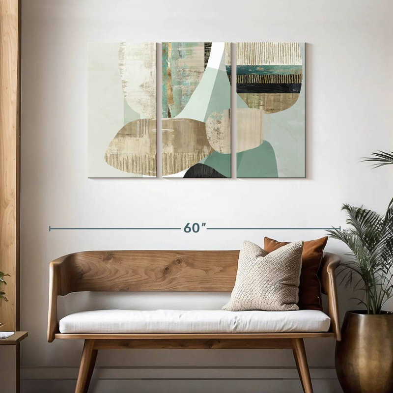 Avery Mixed Celadon, 28" H x 45" W