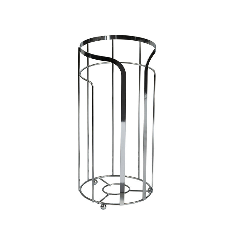 Dante Free Standing Toilet Paper Holder, Chrome