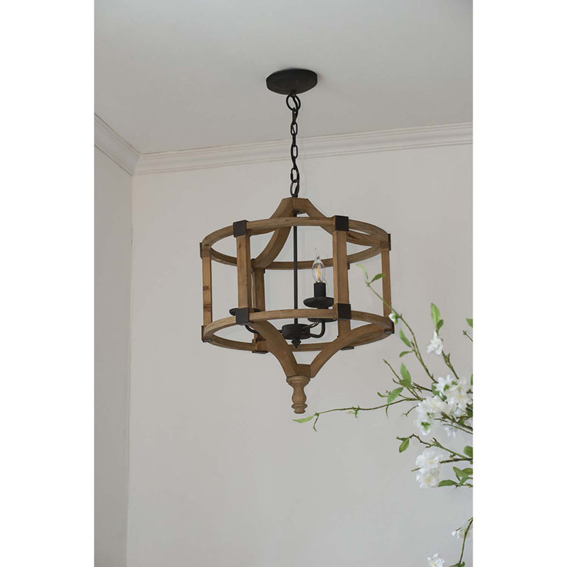 Lustre géométrique à 3 lumières Mcclure