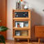 Bibliothèque de rangement de style nordique-304334484