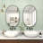 Diahn Aluminum Oval Wall Mirror-100955732-100955739