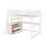 Lit mezzanine simple avec bureau, tablettes et 2 tiroirs-1824524757