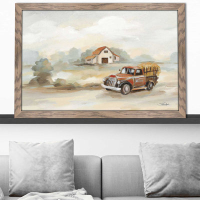 " The Old Farm " Acrylic Painting