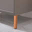 Ensemble de meuble-lavabo simple 2 tiroirs avec plateau en céramique Tres Khaki