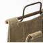 Idaho Burlap & Metal Magazine Basket