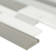 Interlocking Random Sized Metal/Glass Mosaic Sheet Tile