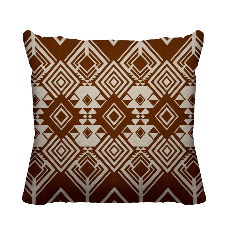 Housse et insert de coussin extérieur d'extérieur, L 17 po x H 17 po, Caramel