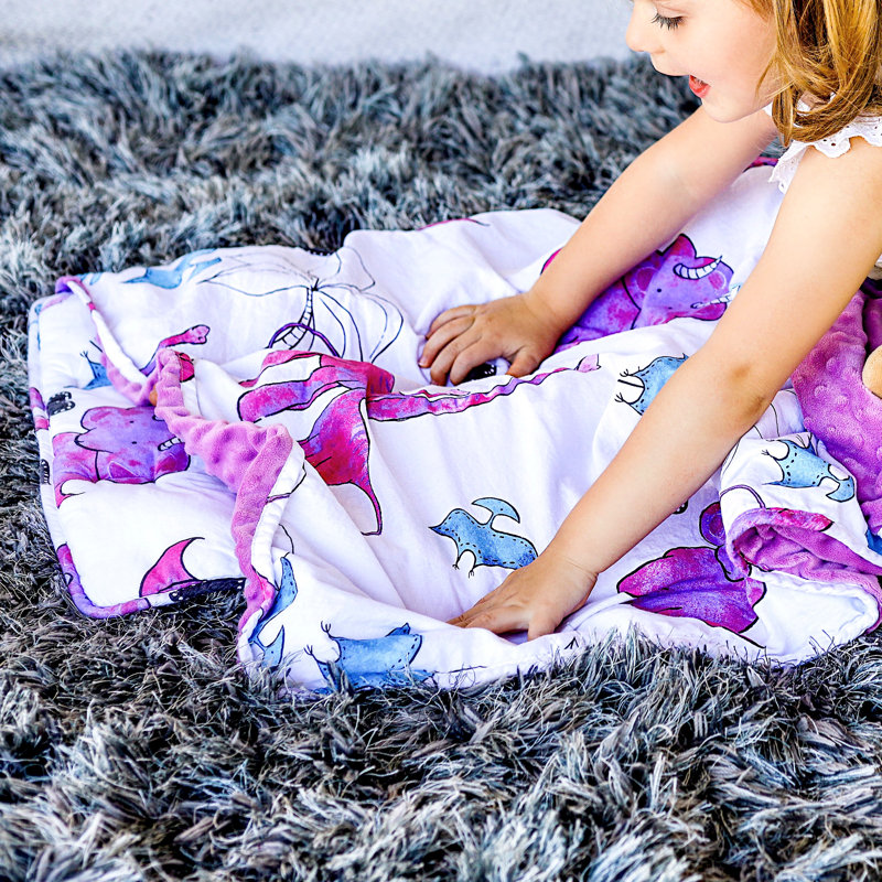 Tapis de saut pour enfant JumpOff Jo, Dino rose
