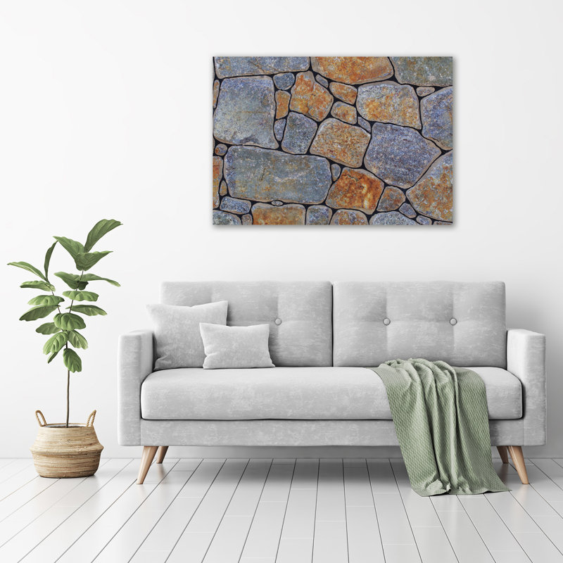 Stones - No Frame Print on Glass