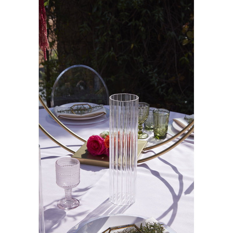 Manchon en verre Aric Arcada, H 14 po x l 3,5 po x P 3,5 po