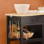 Mauch Solid Wood Top Kitchen Cart