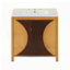 Meuble-lavabo moderne 30 po avec lavabo Mid-Century