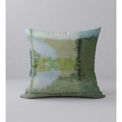 Abstract Reversible Throw Pillow