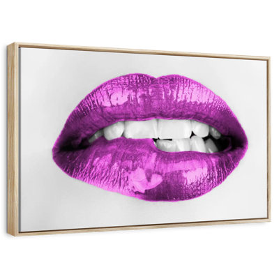 Erotic Purple Lips