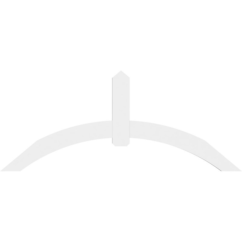 Support pour pignon en PVC Archdale, H 35 po x l 84 po (pas: 10/12), P 2 po x F 6 po