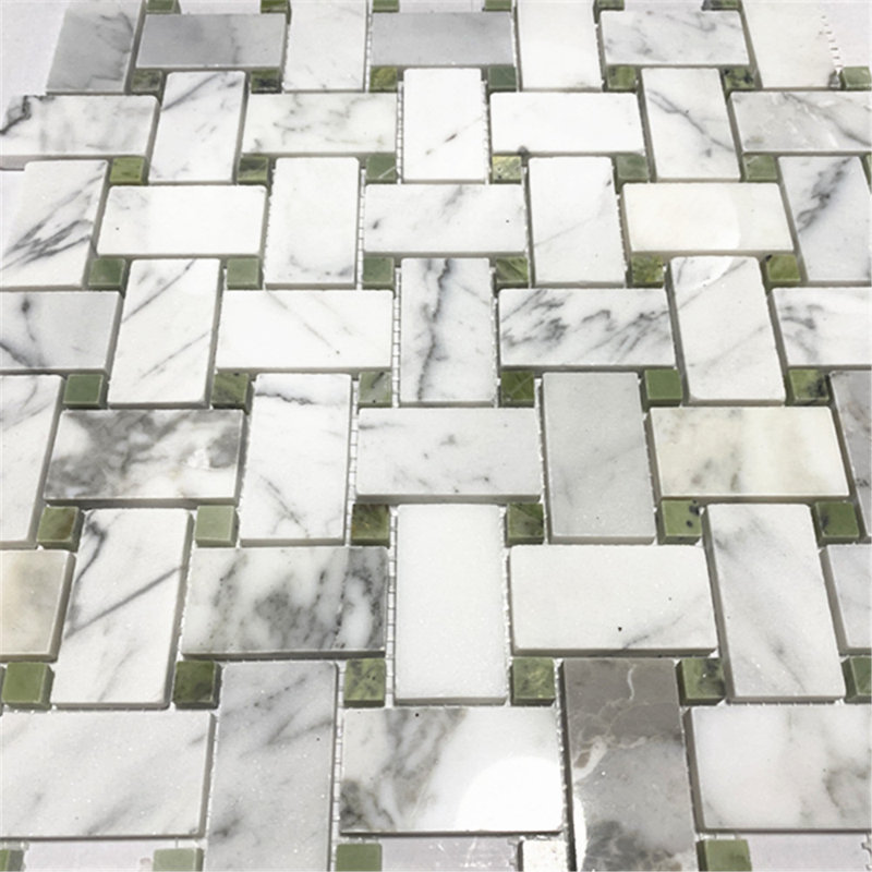 12" x 12" Marble Mosaic Wall & Floor Tile
